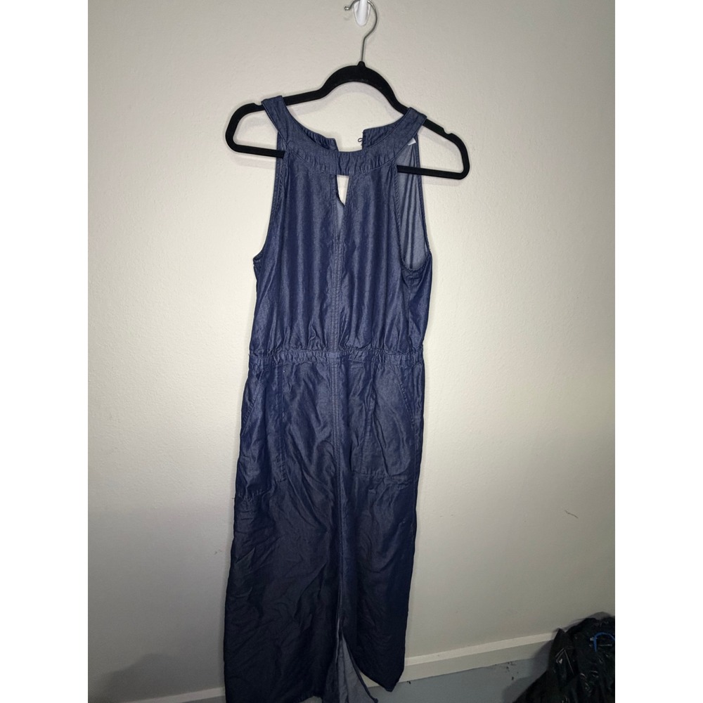 New York & Company Size L Denim Dress Long Maxi - Picture 2 of 7